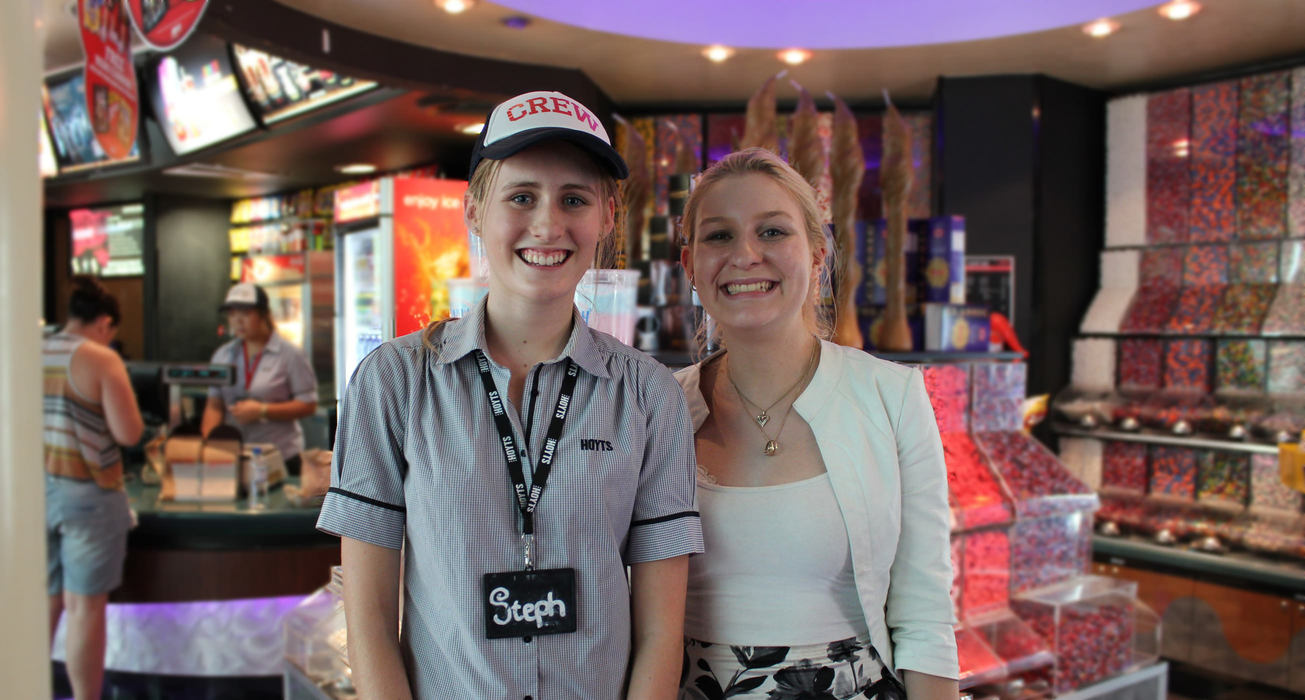 Happy Hoyts employee and Proto researcher improving the cinema experience