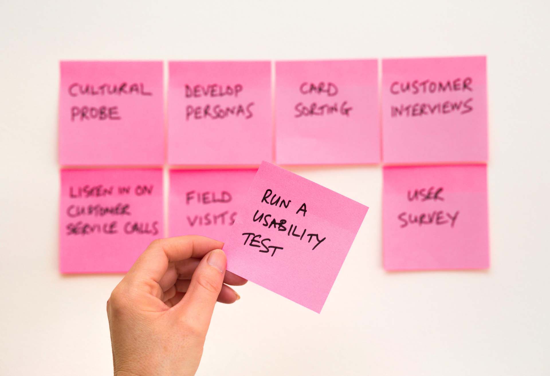 Service design presentation headers