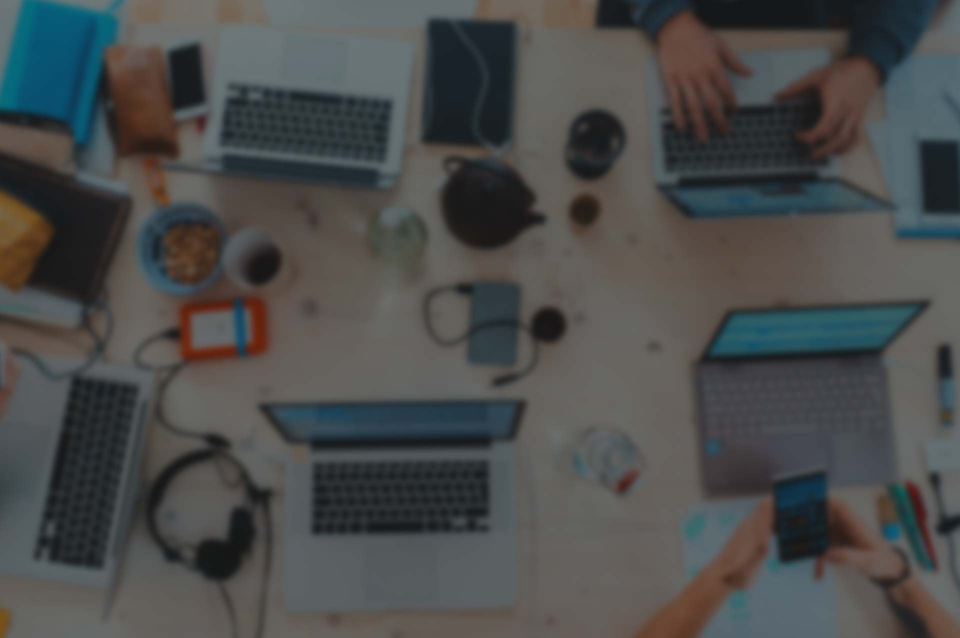 Enterprise software implementation team at work